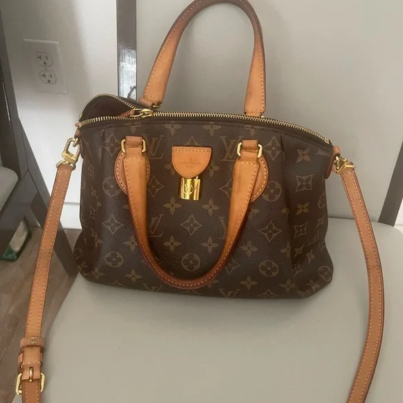 Louis Vuitton Brown and Tan Satchel Limited Edition - Picture 1 of 4
